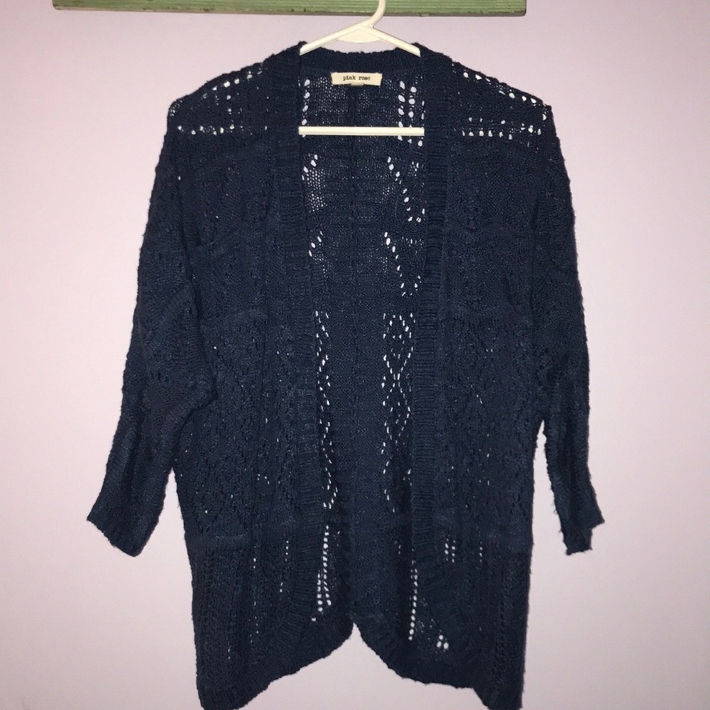 Pink Rose Cardigan